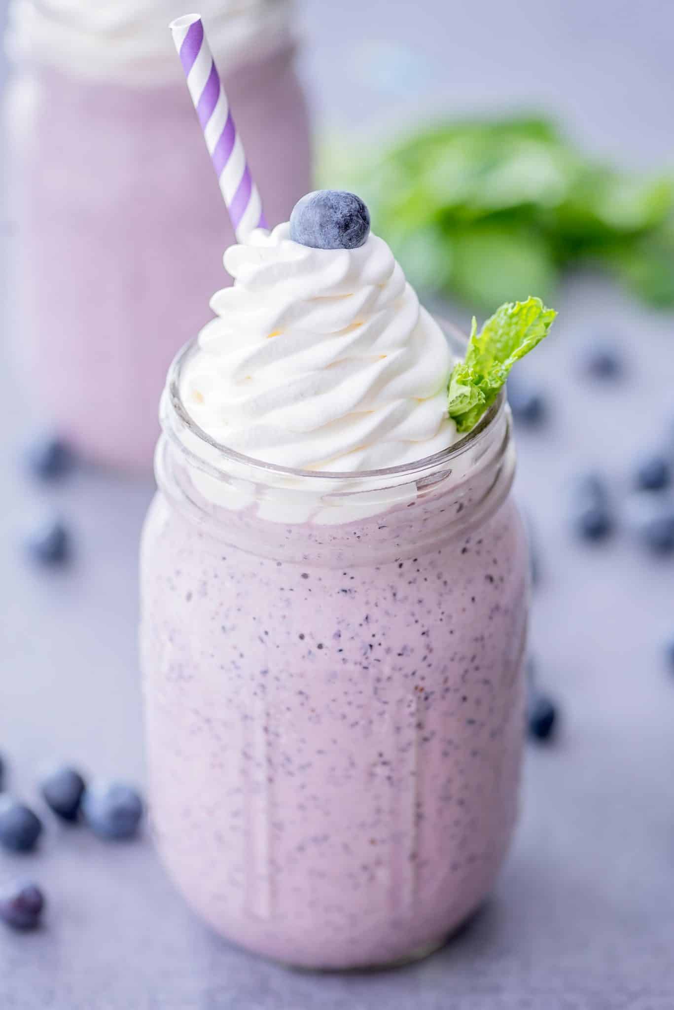 Blueberry Milkshake